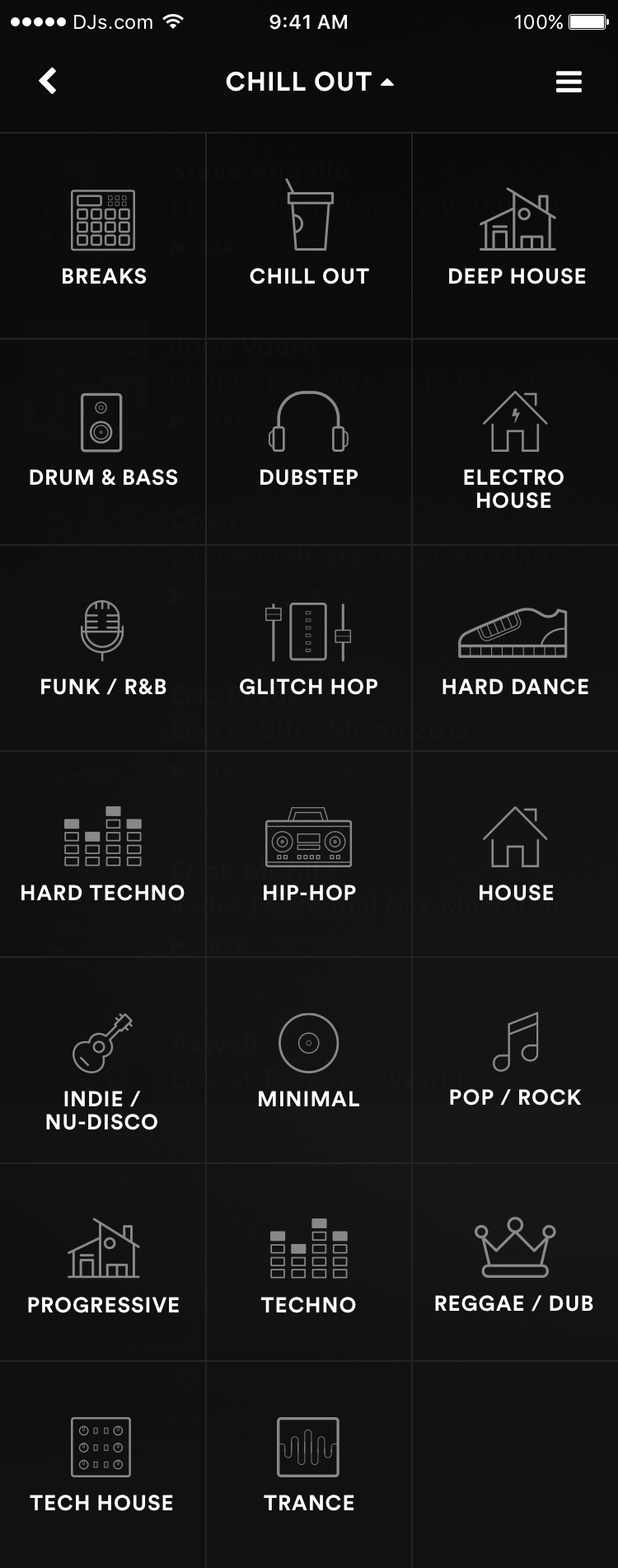 DJs Mobile App
